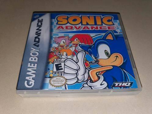 Sonic Advance Game Boy Advance GBA Game Case, Spelcomputers en Games, Games | Nintendo Game Boy, Avontuur en Actie, Verzenden