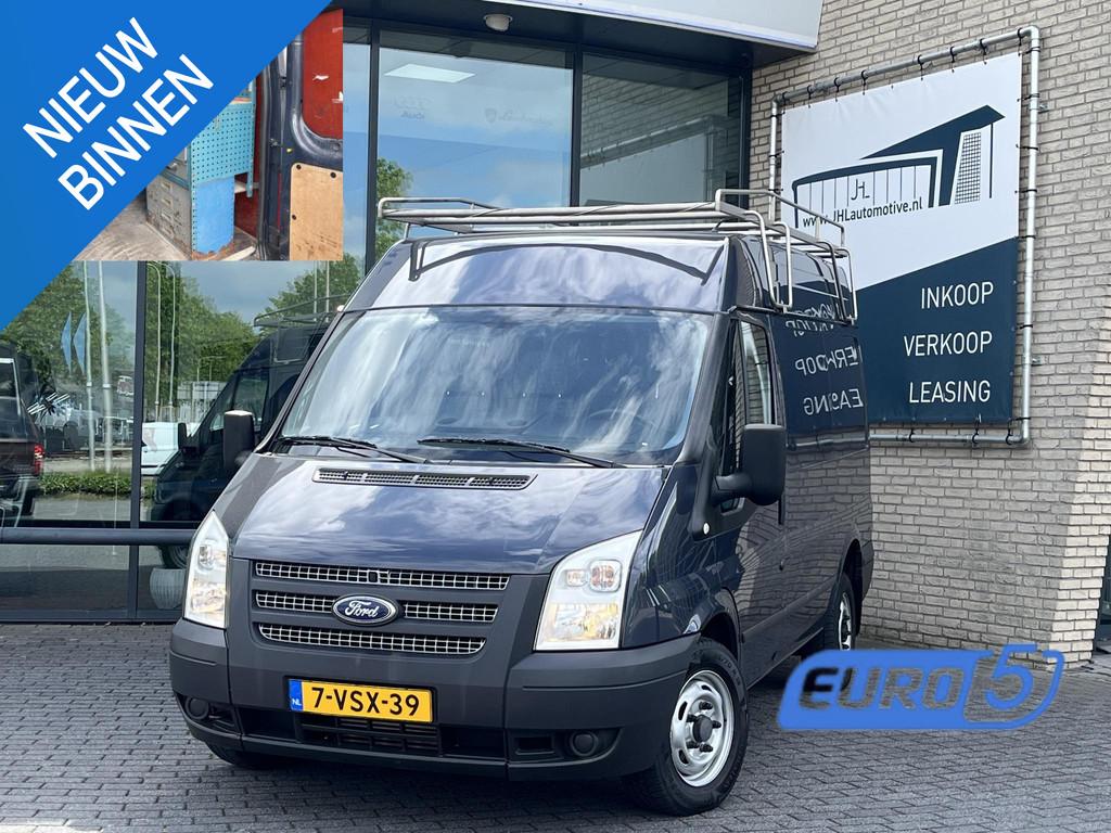 Ford Transit 260S 2.2 TDCI*INBOUW*IMPERIAAL*HAAK*3-PERS*, Auto's, Voorwielaandrijving, Euro 5, Gebruikt, 4 cilinders