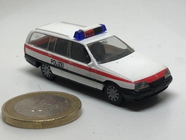 Opel Omega GLS POLIZEI Zwitserland, Herpa, Hobby en Vrije tijd, Ophalen of Verzenden, Gebruikt, Auto, Herpa