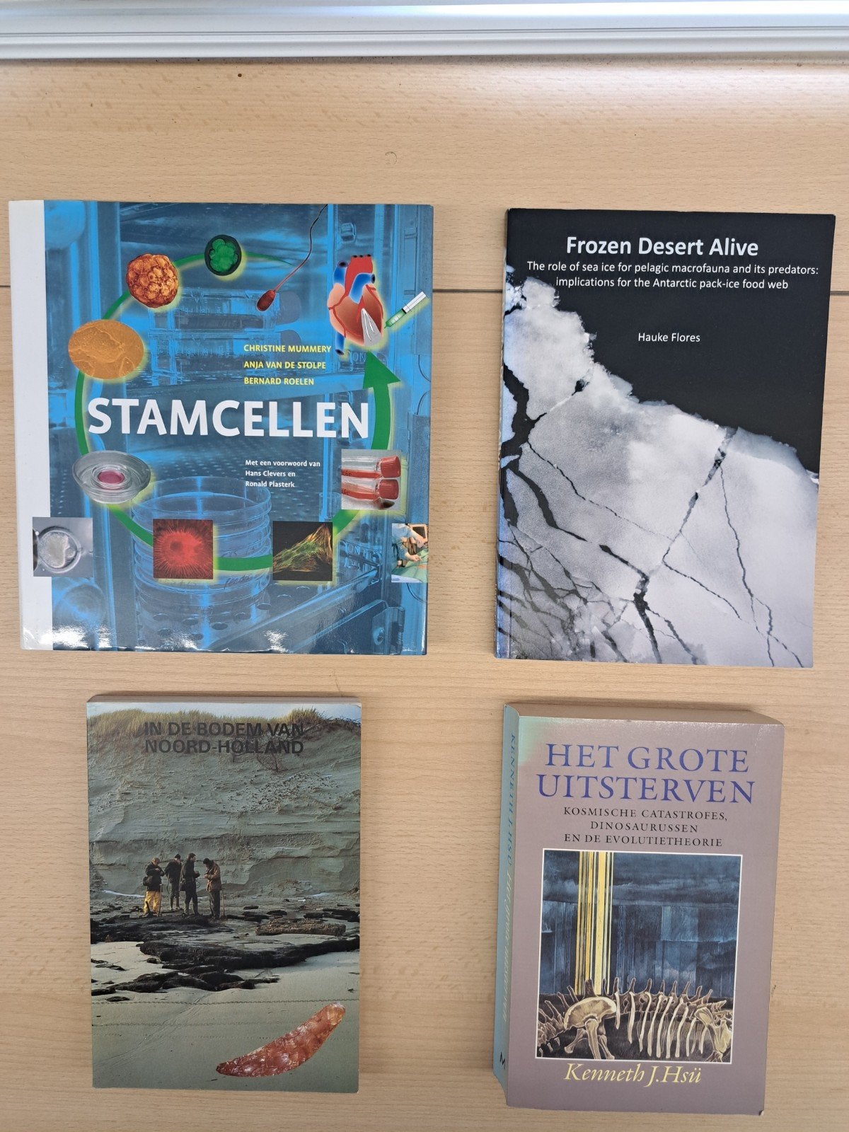Wetenschap. Boeken: Stamcellen, Geologie, Uitsterven, Z, Verzenden, Gelezen, Diverse auteurs (Mummery, Rappol, Hsu, Flores), Natuurwetenschap