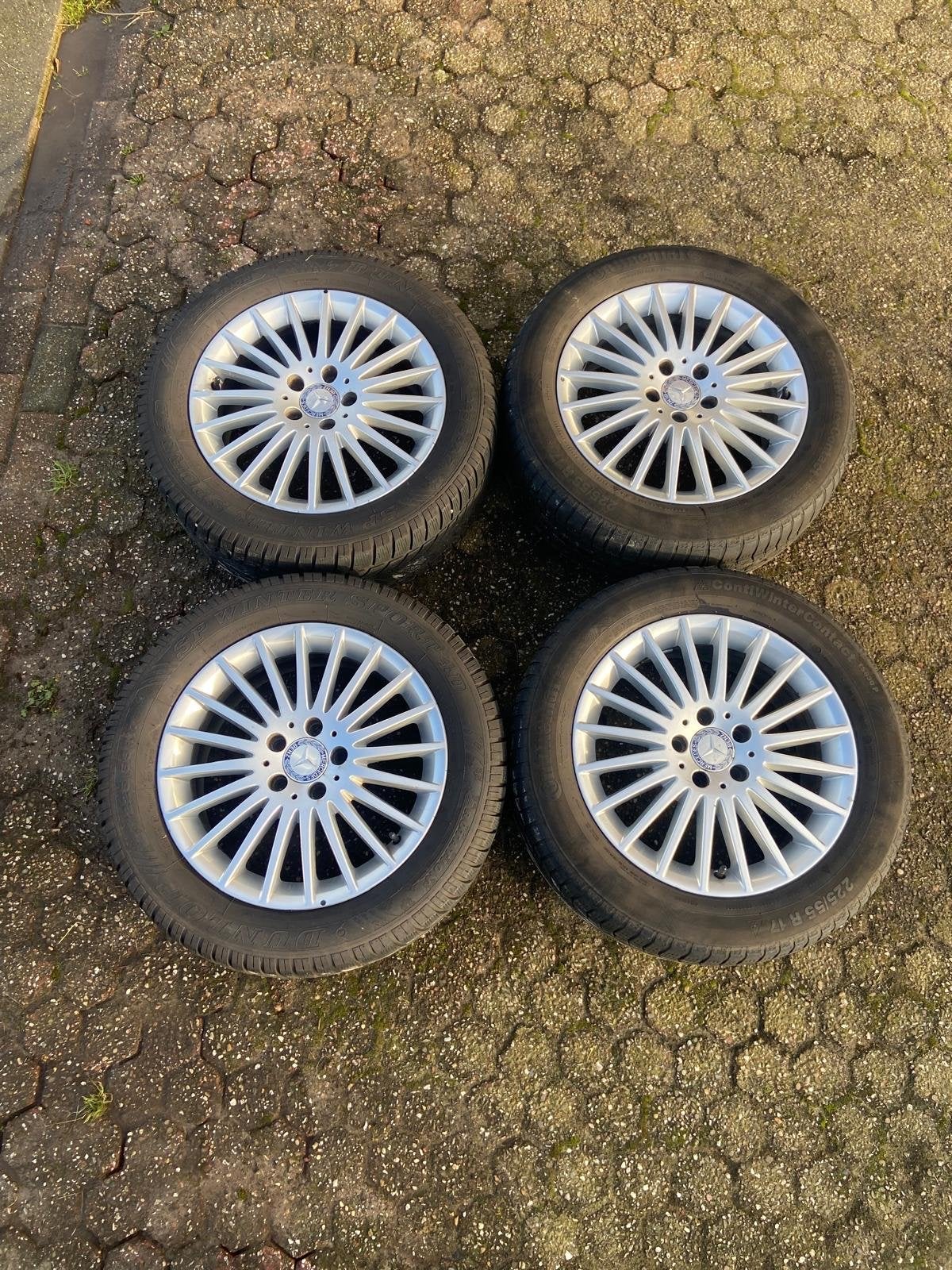 Originele Mercedes V-klasse Velgen  en Ssang Young Velgen, Auto-onderdelen, Ophalen, Gebruikt, Banden en Velgen, 17 inch