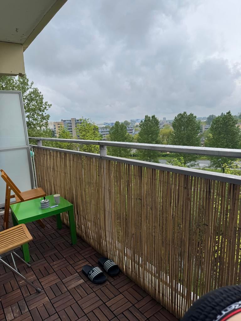 2x Balkonscherm Bamboe Hornbach, Tuin en Terras, Ophalen, Overige materialen, Gebruikt, 200 cm of meer