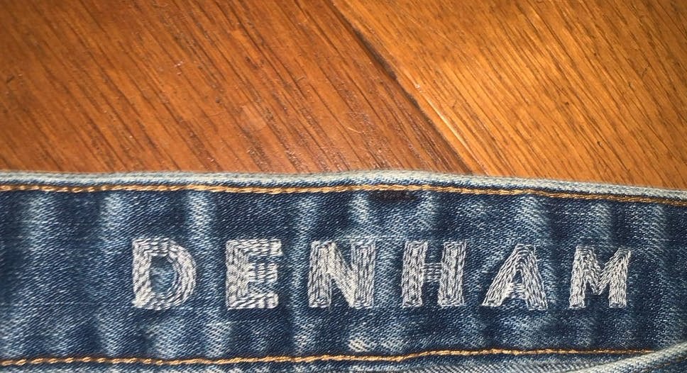 Denham Skin Slim Fit Jeans maat 32/34, Ophalen of Verzenden, Zo goed als nieuw, Blauw, W32 (confectie 46) of kleiner