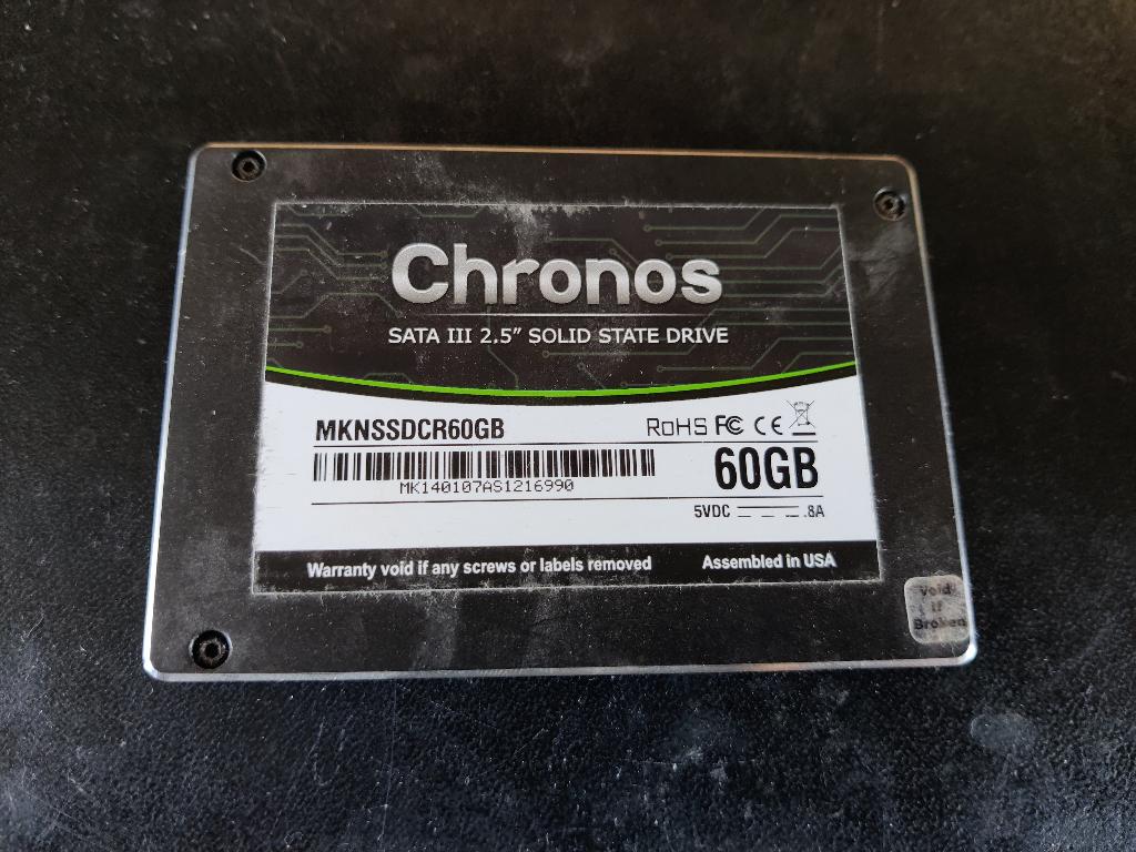 CHRONOS SATA SSD 60GB [HDD-1580]  3 stuks aanwezig 20-4, Computers en Software, Harde schijven, Intern, Gebruikt, Ophalen of Verzenden