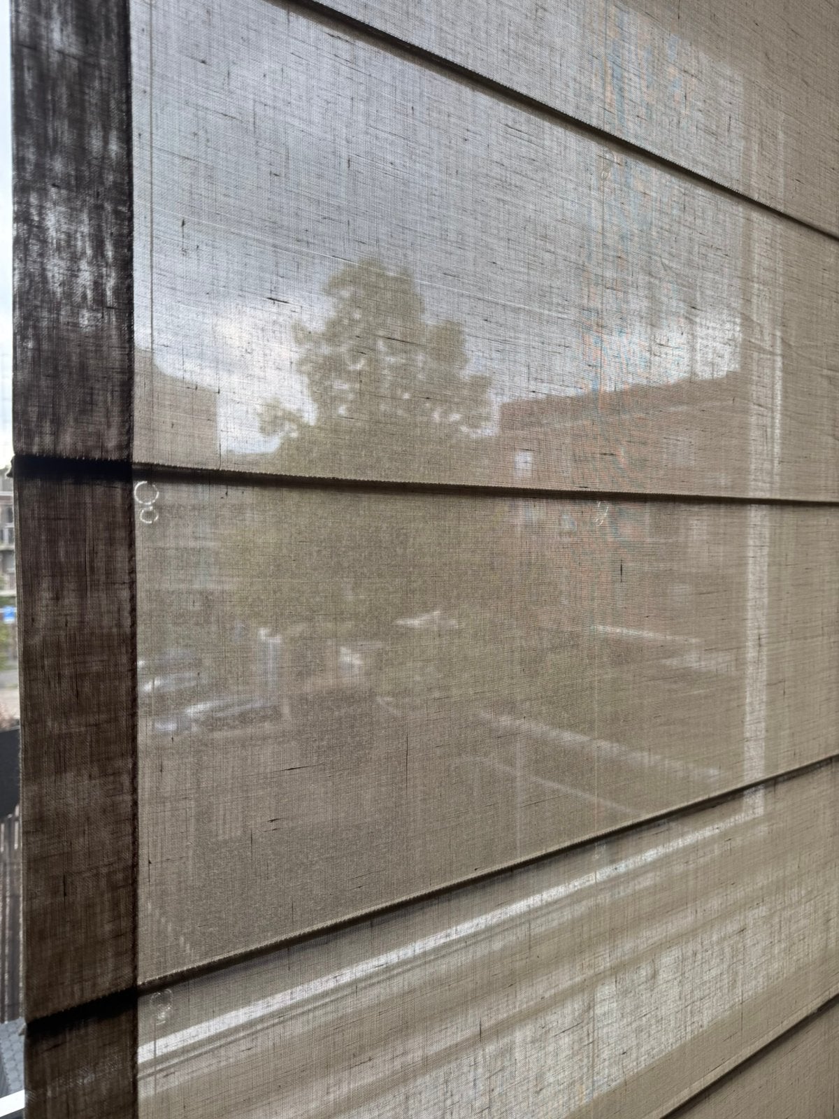 Artelux vouwgordijn – 120  180 cm, Huis en Inrichting, Ophalen of Verzenden, Zo goed als nieuw, Beige, Vouwgordijn