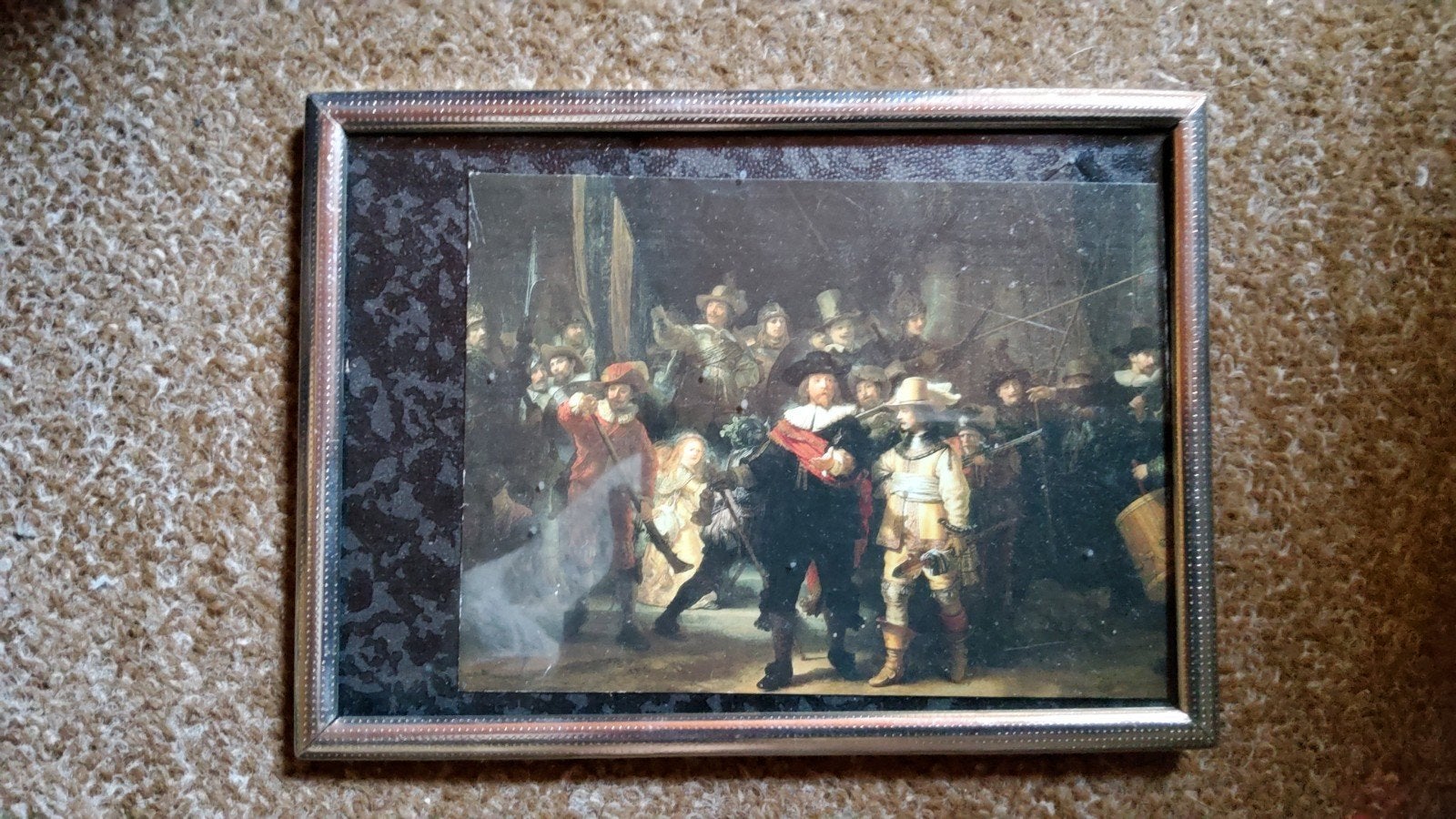 Oud retro zilver fotolijst bewerkte rand., Ophalen of Verzenden