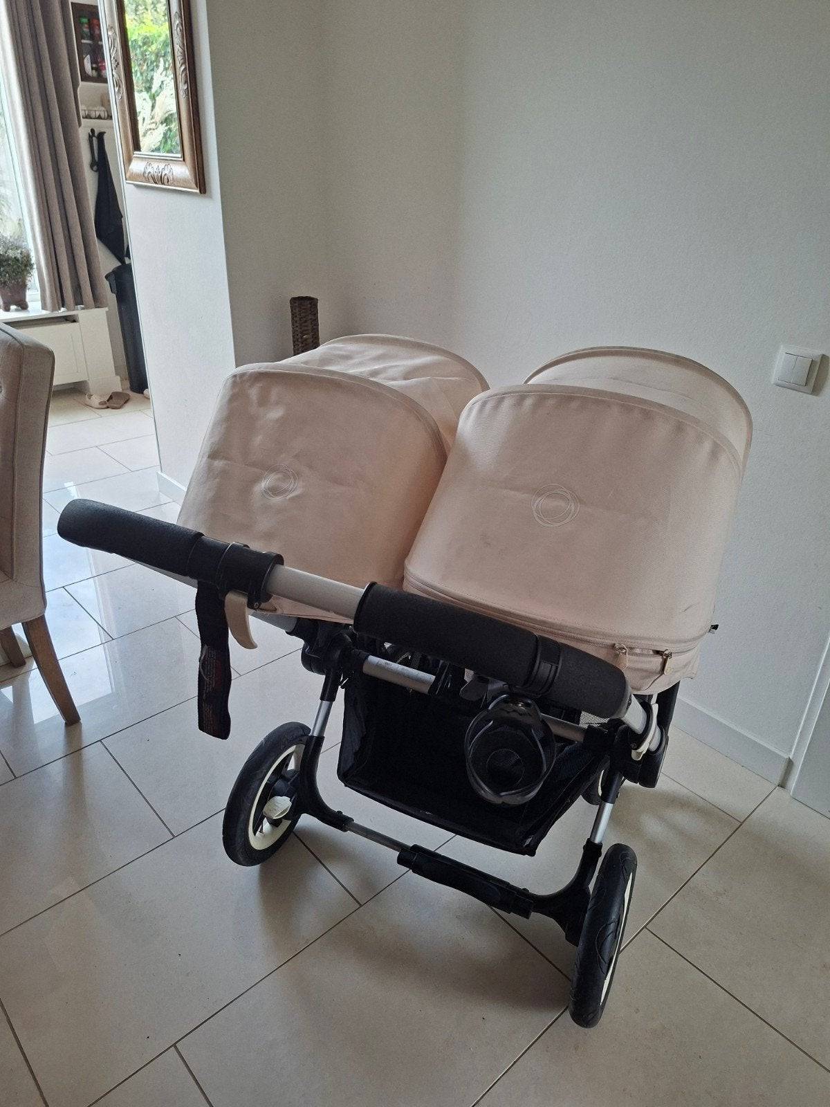 Gebruikte Bugaboo Donkey Duo Kinderwagen, Ophalen, Gebruikt, Bugaboo, Verstelbare duwstang