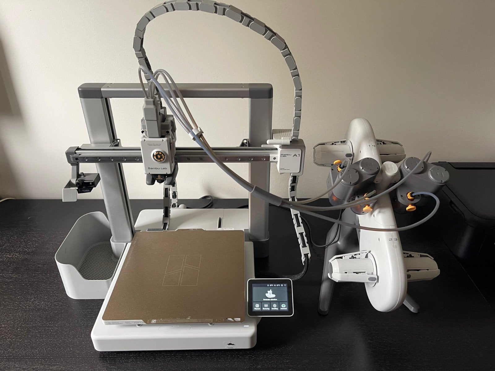 Bambu Lab A1 3D-printer met AMS Lite - Zo goed als nieuw, Computers en Software, 3D Printers, Ophalen, Zo goed als nieuw, Filament