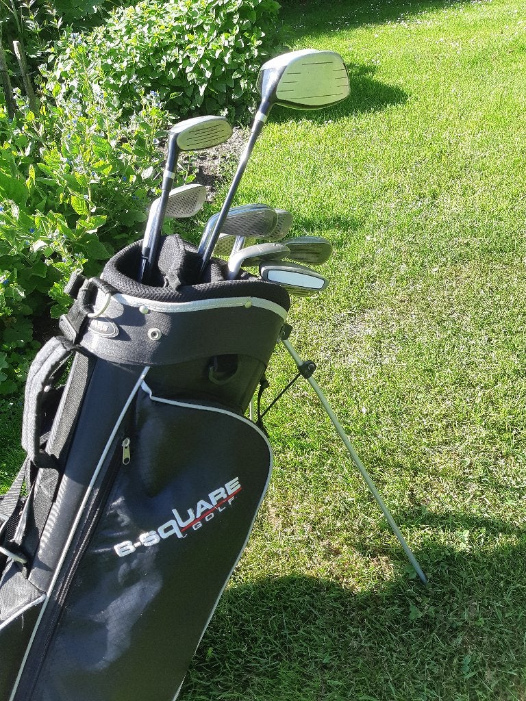BSquare golfset : 46789PS, Putter, Driver, Hyb, Kar, Trolley, Sport en Fitness, Golf, Ophalen of Verzenden, Gebruikt, Set