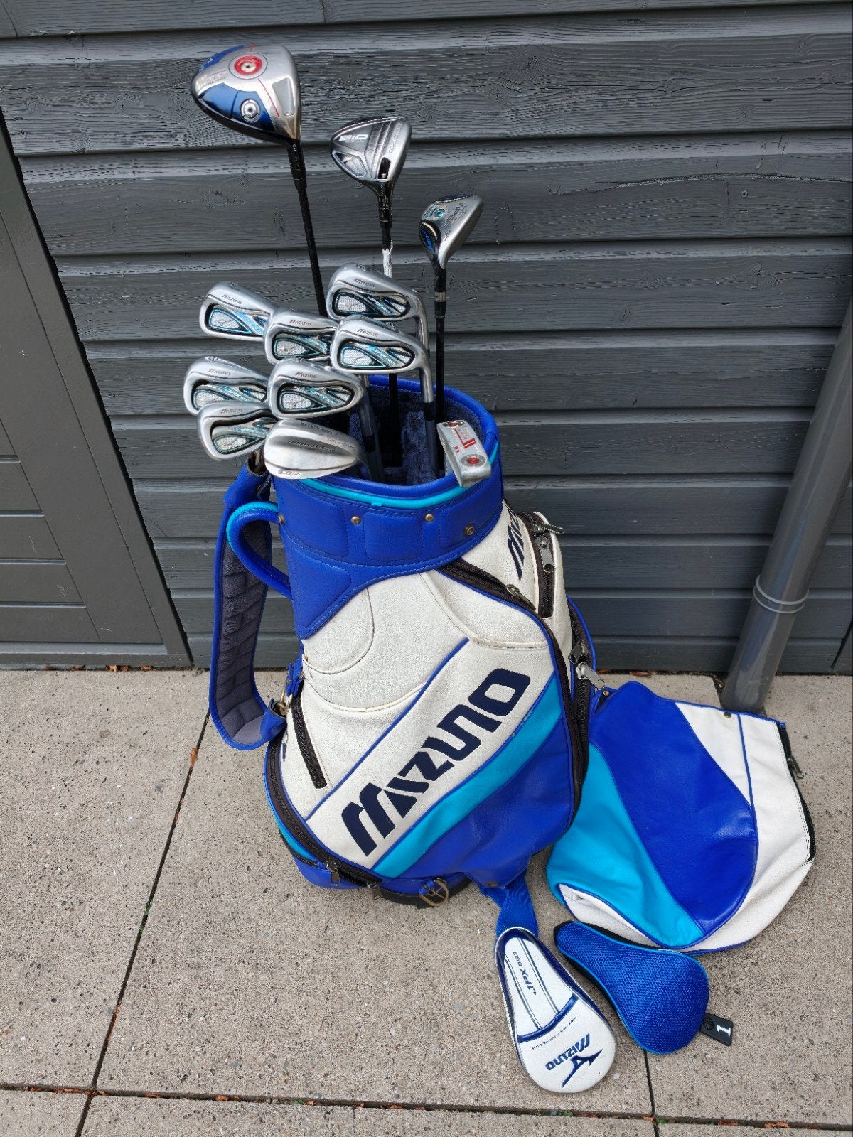 Complete MODERNE golfset Mizuno senior / dames flex, Ophalen of Verzenden, Zo goed als nieuw, Set, Mizuno