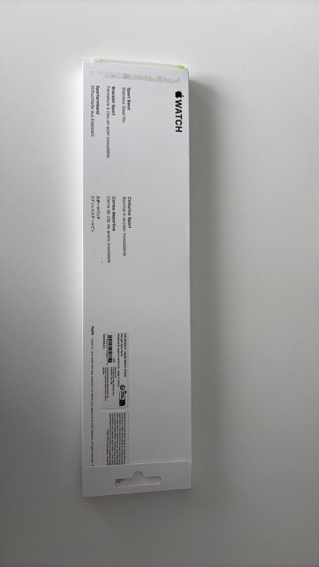 Apple horlogebandje sterrenlicht 41mm - Zo goed als nieuw, Ophalen, Zo goed als nieuw, Wit