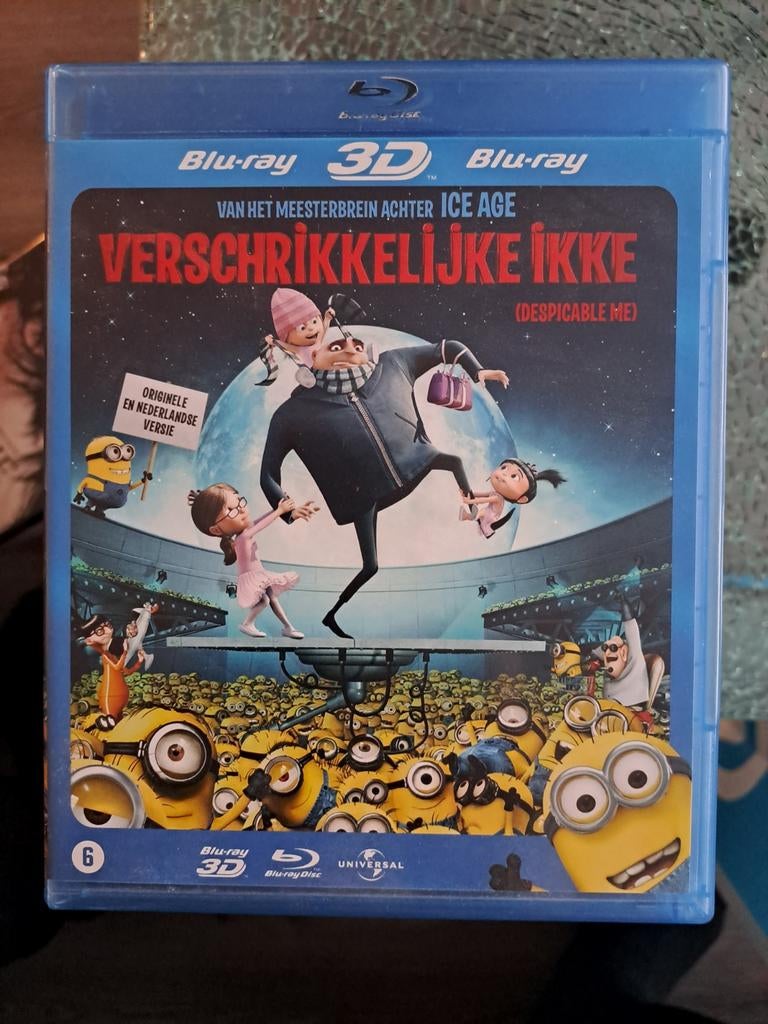 Verschrikkelijke ikke 1 & 2 (brd en 3D brd), Cd's en Dvd's, Blu-ray, Ophalen of Verzenden, Zo goed als nieuw