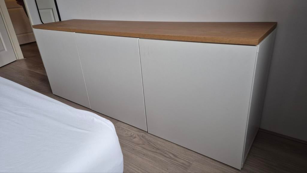 Ikea besta kast met houten plank, Ophalen, Gebruikt