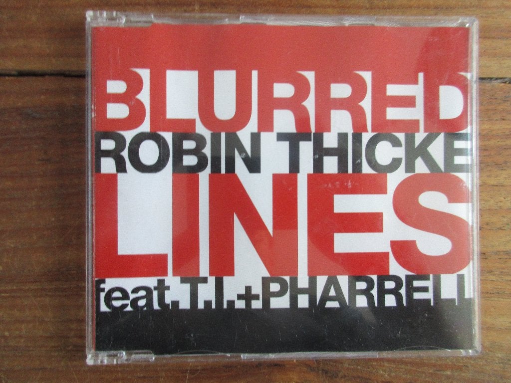 Robin Thicke Feat. T.I. + Pharrell Blurred Lines - CD-maxi, Ophalen of Verzenden, Zo goed als nieuw
