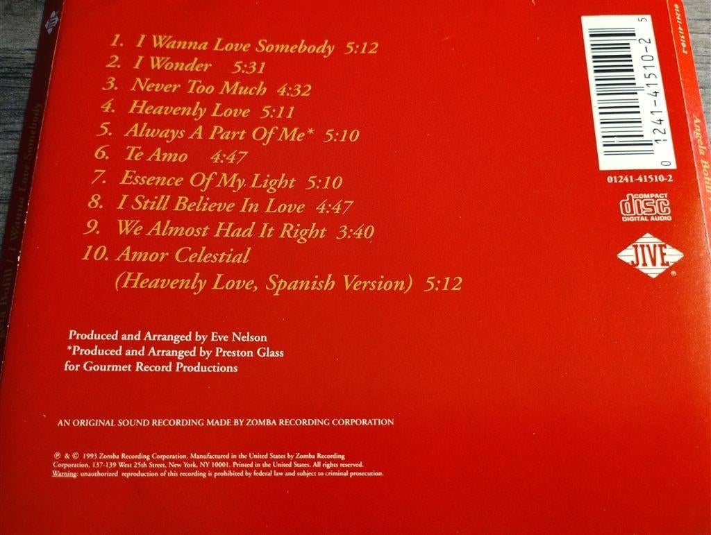 Angela Bofill - I Wanna Love Somebody, Ophalen of Verzenden, Zo goed als nieuw