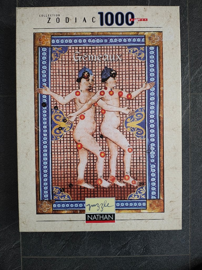 Puzzel Zodiac Collection Tweelingen (1000), Ophalen, 500 t/m 1500 stukjes, Gebruikt, Legpuzzel