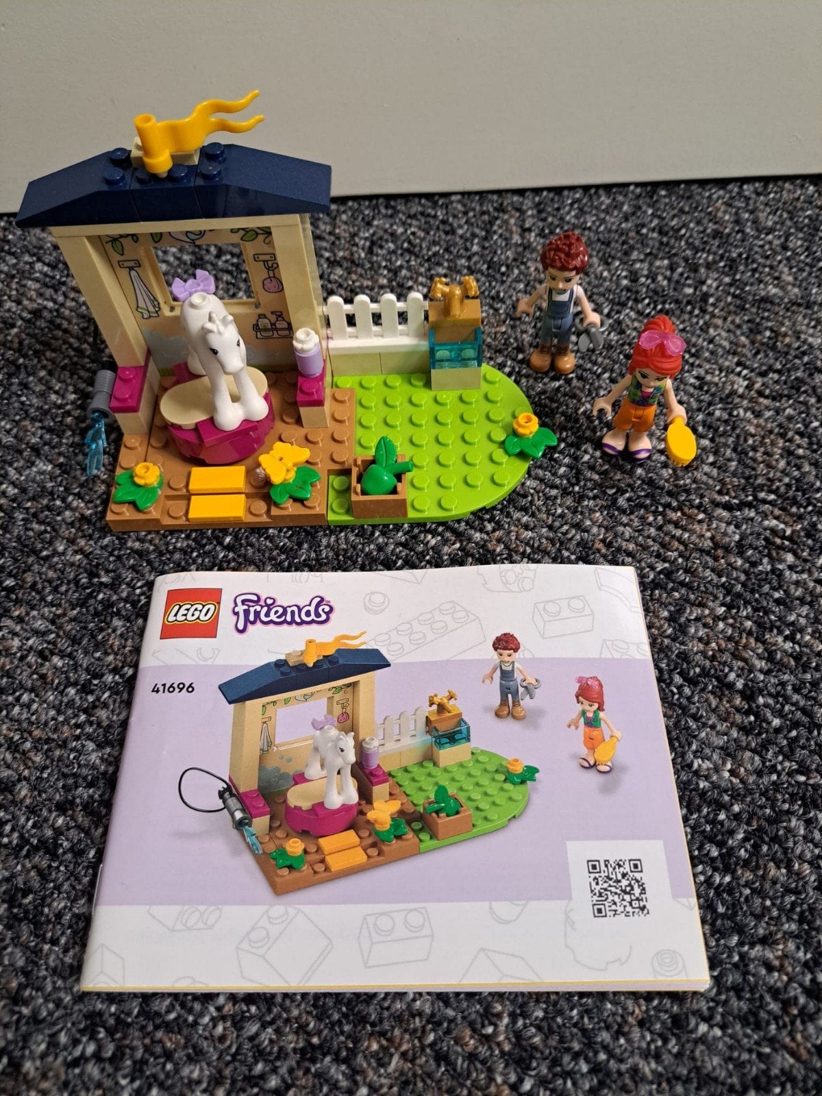 Lego Friends 41696 Paardrijles 99% compleet, Ophalen, Lego, Friends, Zo goed als nieuw
