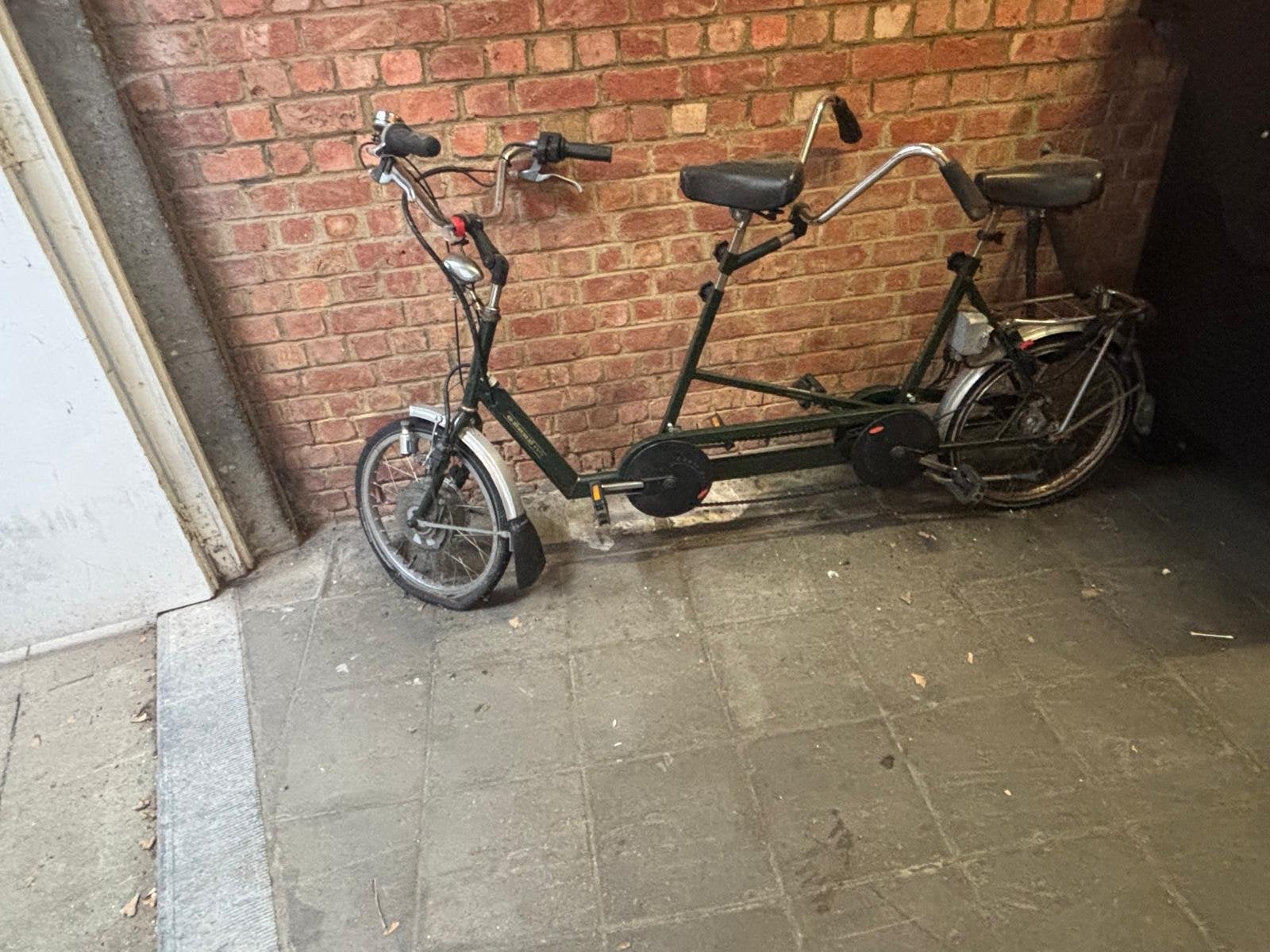 Unieke vintage vouwtandem e-bike (opknapper), Ophalen, Minder dan 10 versnellingen, Minder dan 49 cm, Zo goed als nieuw