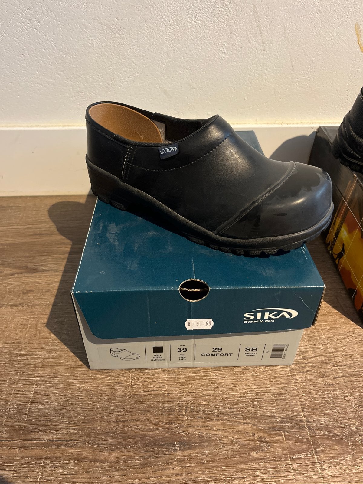 Sika Comfort werkschoenen - Maat 39 - Zwart €65, Ophalen of Verzenden, Nieuw, Zwart, Werkschoenen