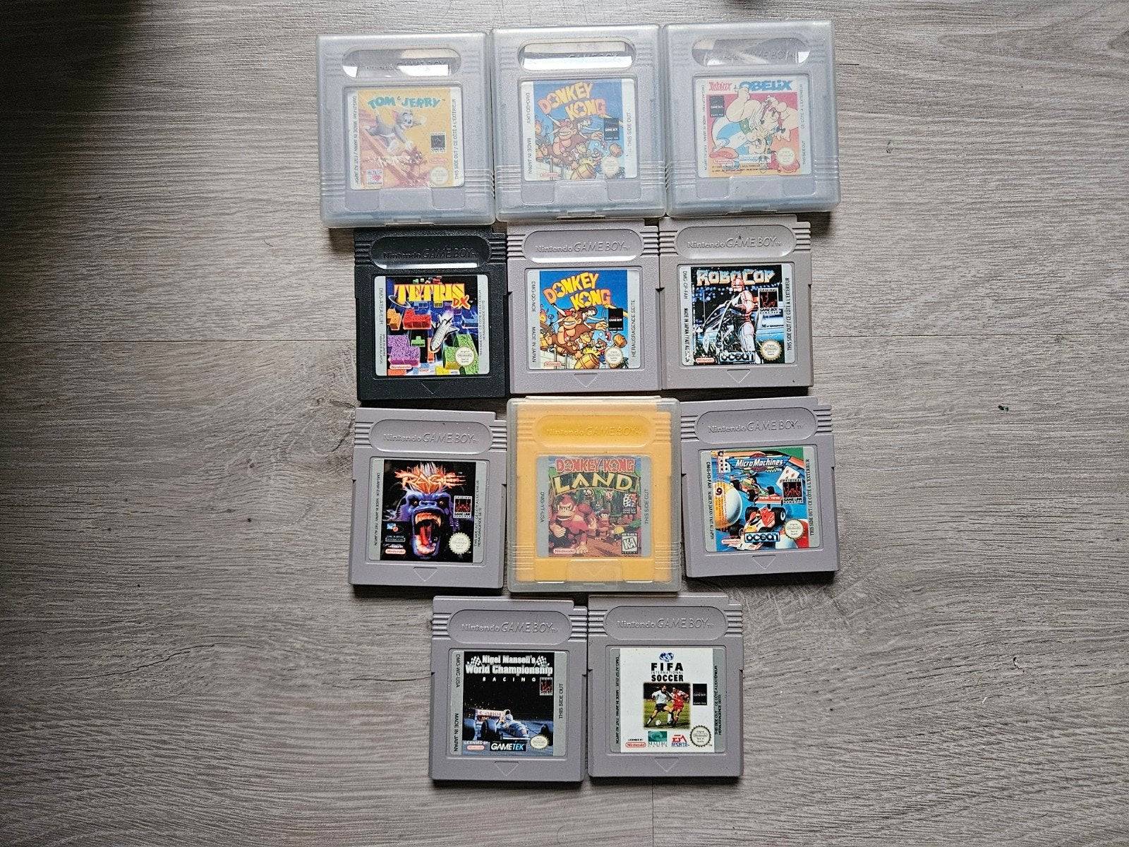 Selectie Gameboy games - Donkey Kong, Tetris, Robocop, FIFA, Spelcomputers en Games, Games | Nintendo Game Boy, Gebruikt, 1 speler