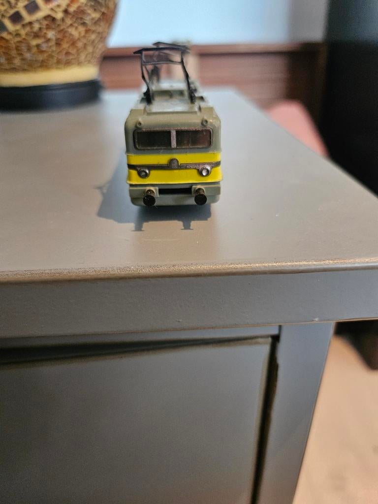 Jouef H0 NS 1306 elektrische locomotief grijs-geel, Gebruikt, Locomotief, Jouef, Ophalen of Verzenden