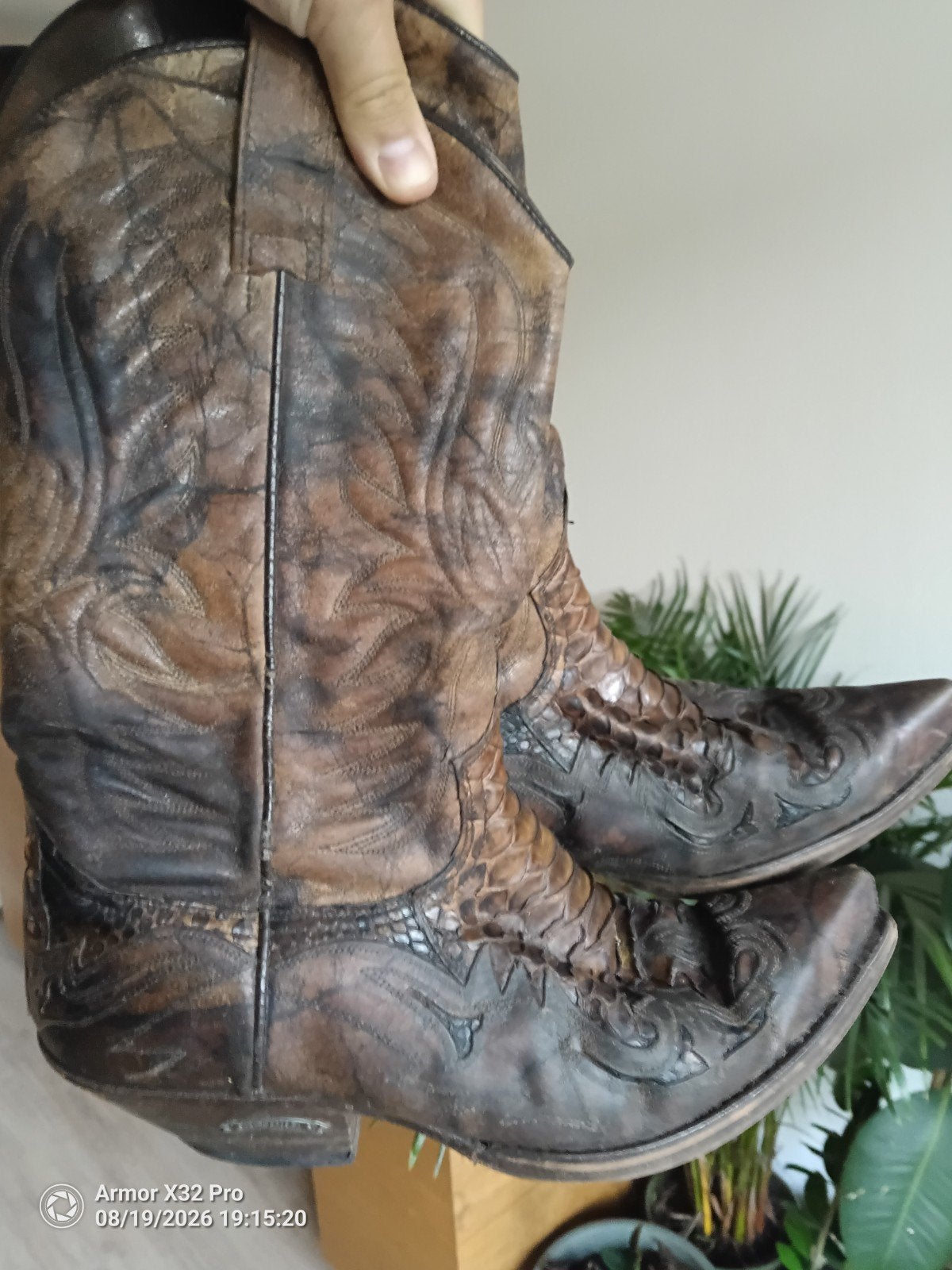 Sendra Cowboylaarzen M44 - echt pythonleer, Kleding | Heren, Schoenen, Ophalen of Verzenden, Gedragen, Bruin