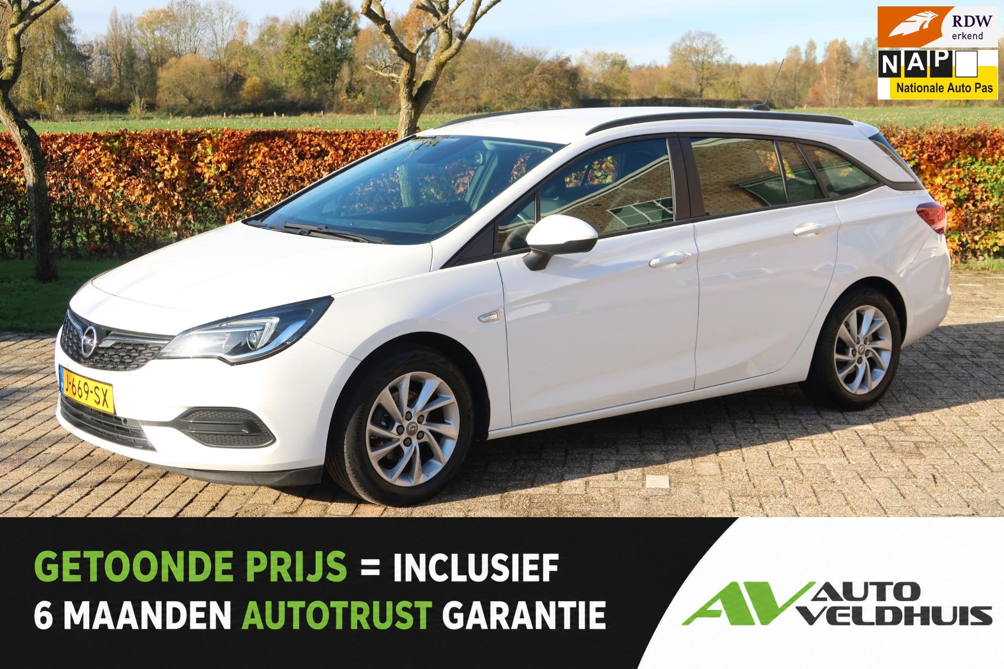Opel Astra Sports Tourer 1.2 Edition NAVI CRUISE 6 VERSNELLI, Auto's, Voorwielaandrijving, Dealer onderhouden, Stof, Gebruikt