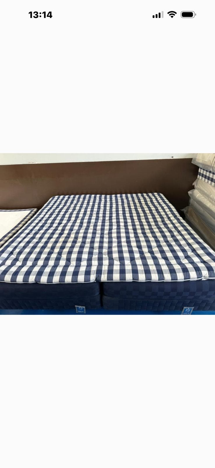 Gebruikte Hästens Elektrische Boxspring 210x210, Ophalen of Verzenden