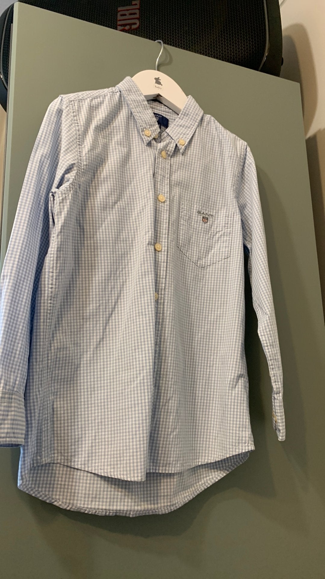 GANT Regular Classic Gingham Overhemd, Ophalen of Verzenden, Nieuw, Jongen, Overhemd of Blouse