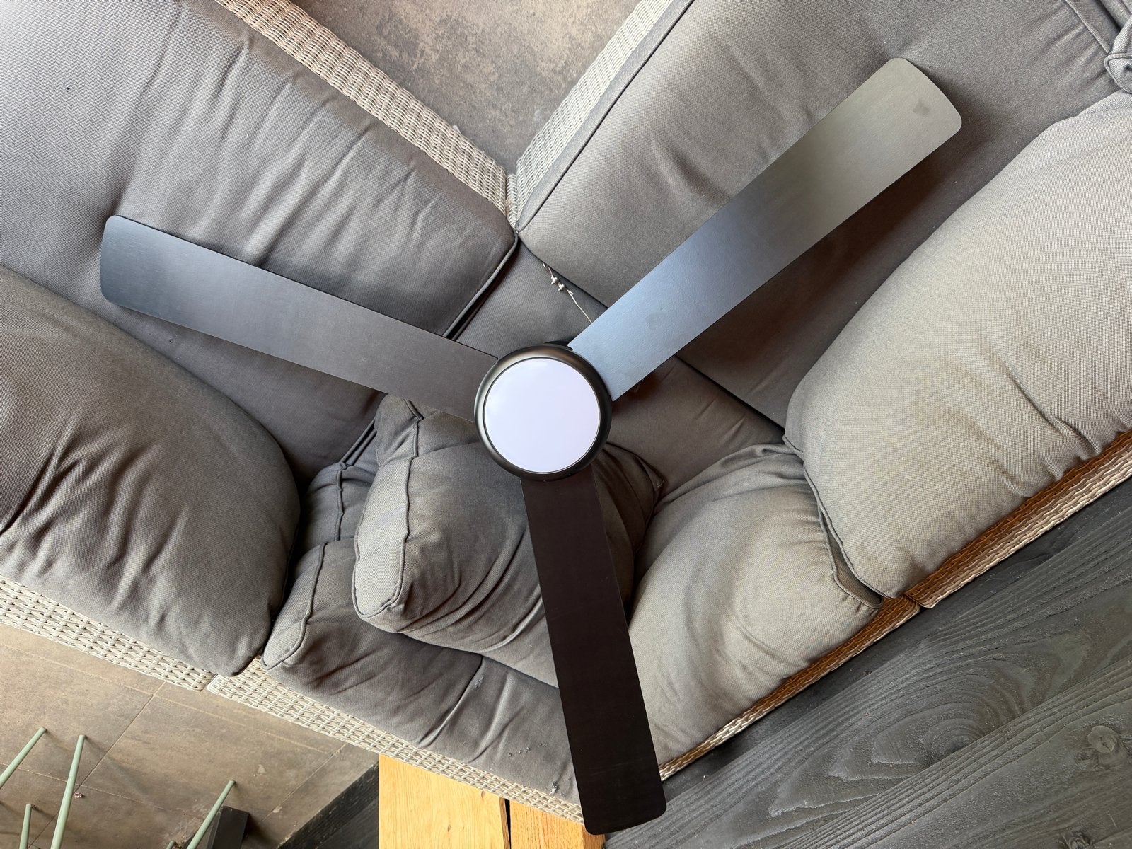 Nieuwe Plafondventilator met Lamp, Overige merken, Met afstandsbediening, Zwart, Nieuw