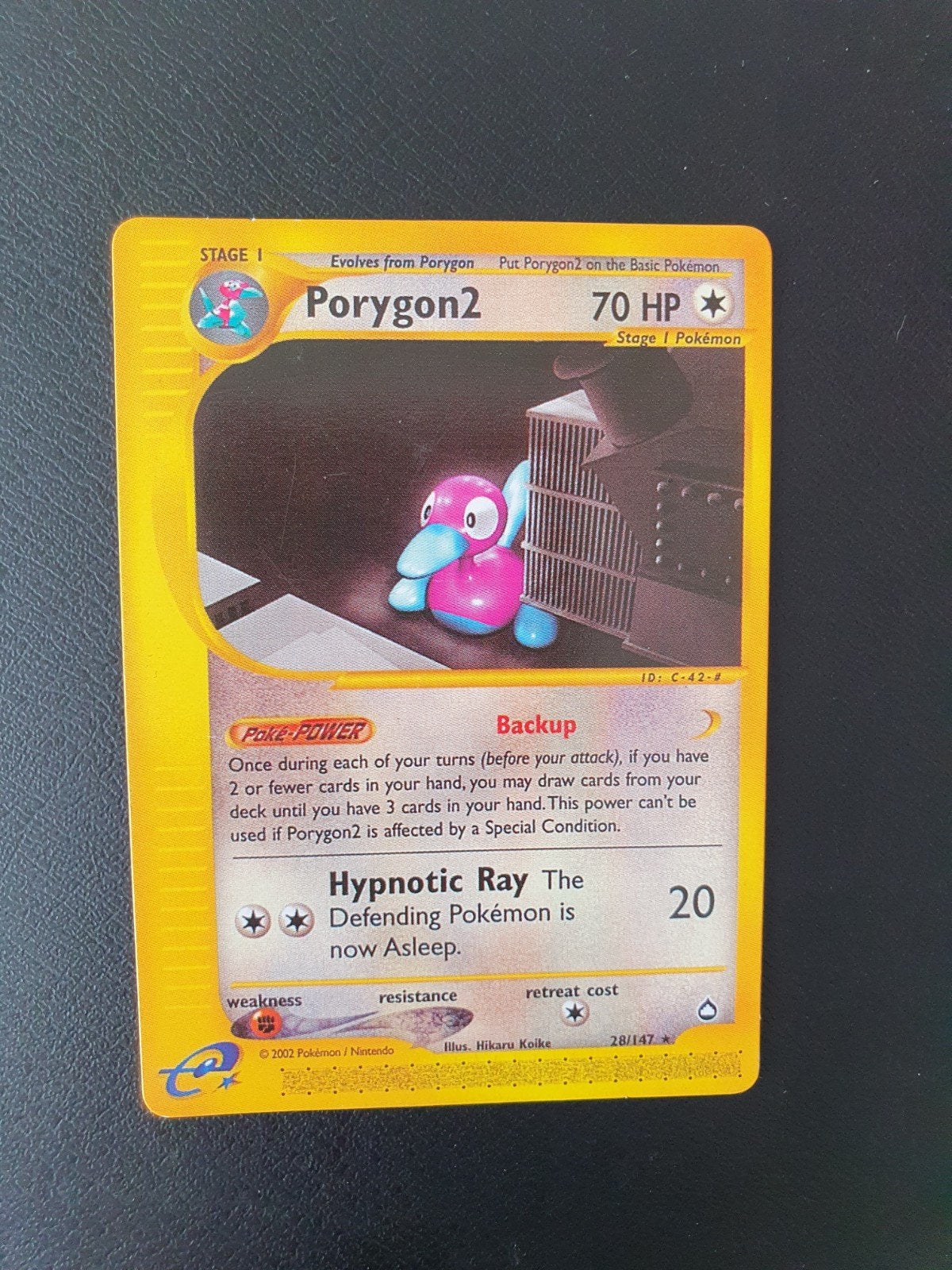 Porygon 2 28/147 pokemon kaart, Ophalen of Verzenden, Zo goed als nieuw, Losse kaart