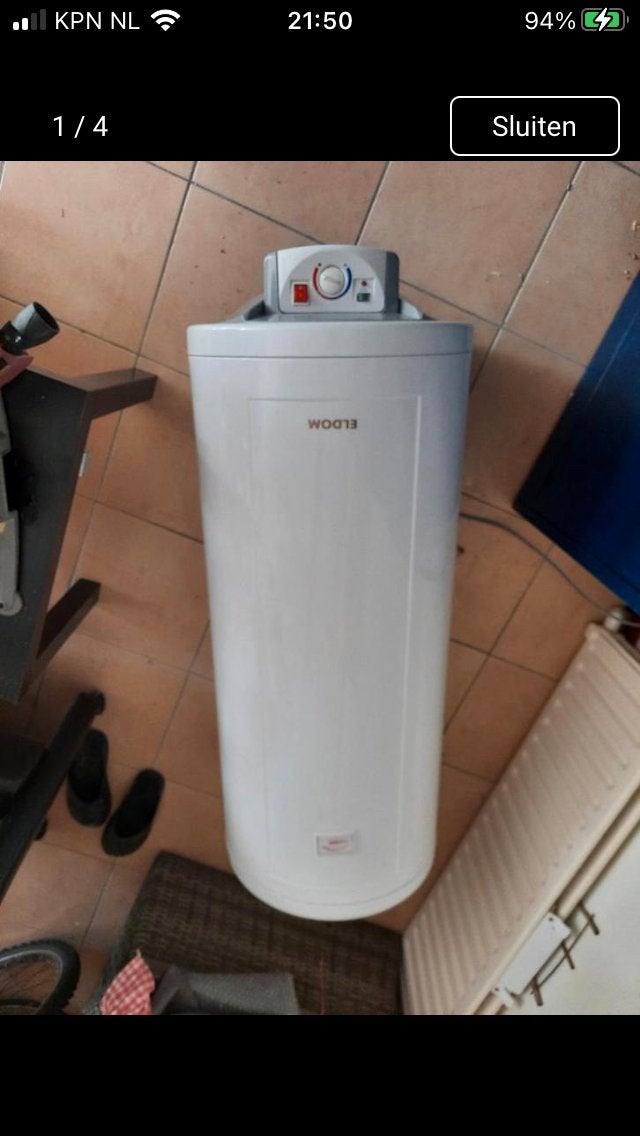 Eldom Boiler 3000W  120 liter - Zo goed als nieuw, Zo goed als nieuw, Minder dan 20 liter, 3 t/m 5 jaar oud, Boiler