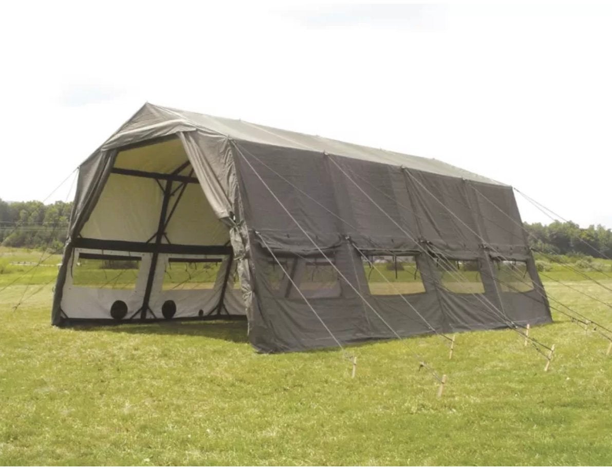 Legertent LME - Opslagtent 10 x 7.5 meter!, Ophalen, Gebruikt, Meer dan 6