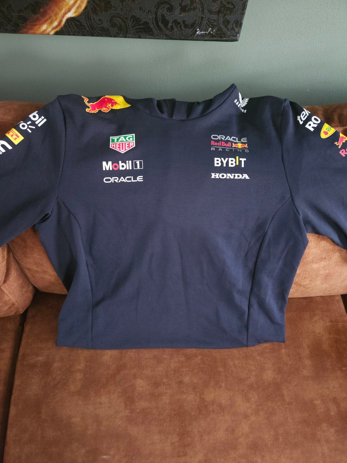 Red Bull Racing F1 Team Hoodie - Donkerblauw Max Verstappen, Blauw, Overige maten, Ophalen of Verzenden, Zo goed als nieuw