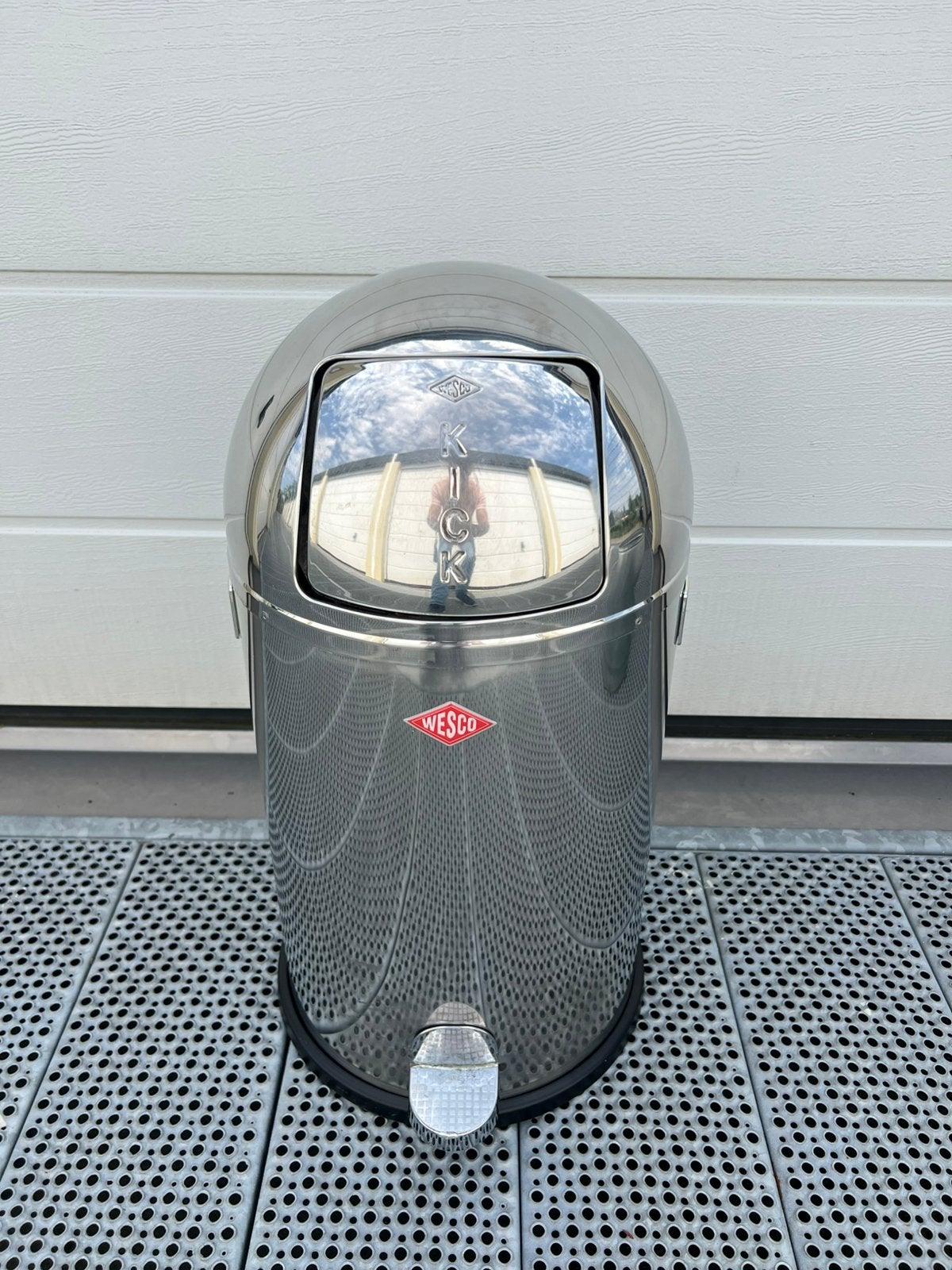 Wesco Kickboy Junior pedaalemmer RVS, Met pedaal, 50 tot 75 cm, Ophalen of Verzenden, Rvs