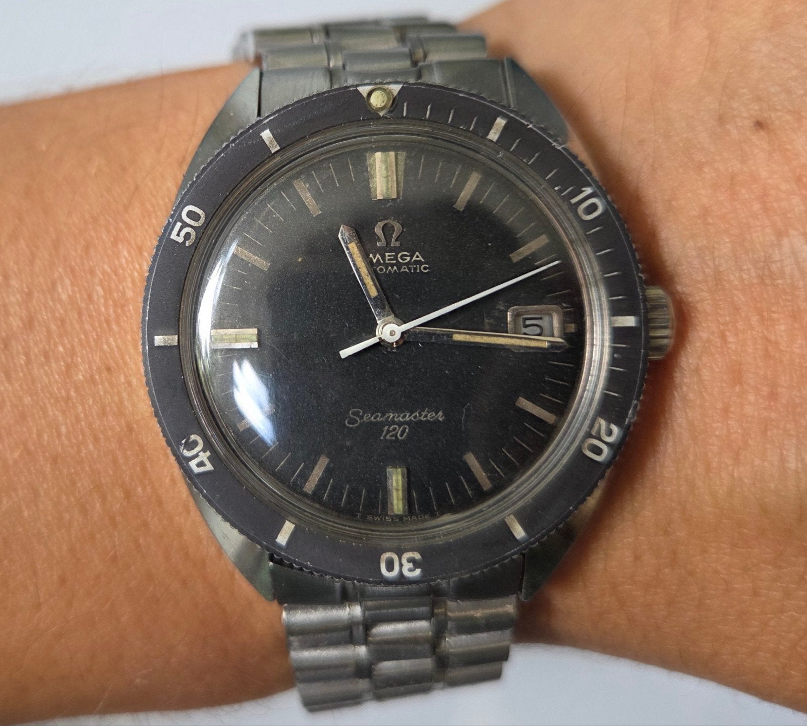 Omega Seamaster 120 166.027, Ophalen of Verzenden, Staal, Omega