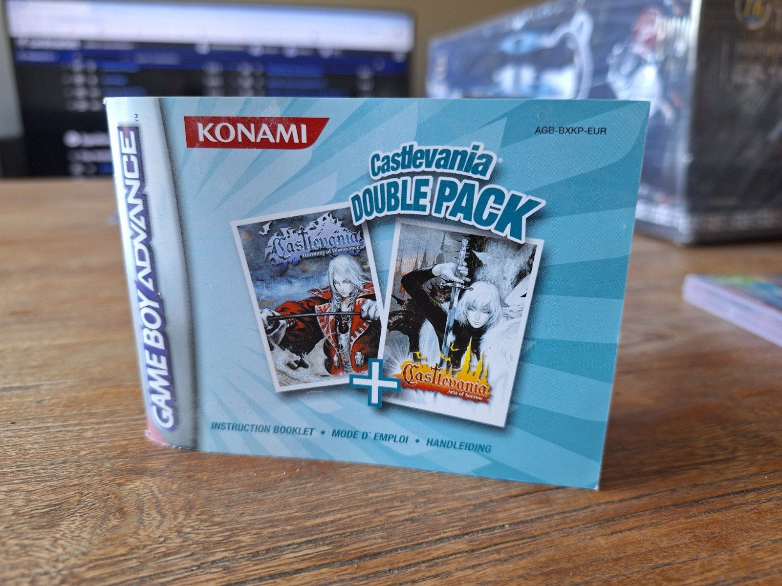 Handleiding Castlevania Double Pack origineel, Ophalen of Verzenden, Zo goed als nieuw, Overige modellen