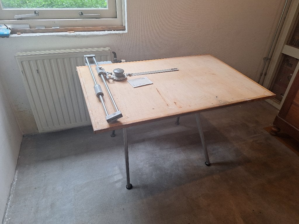 Vintage tekentafel, Ophalen, Gebruikt, Minder dan 130 cm