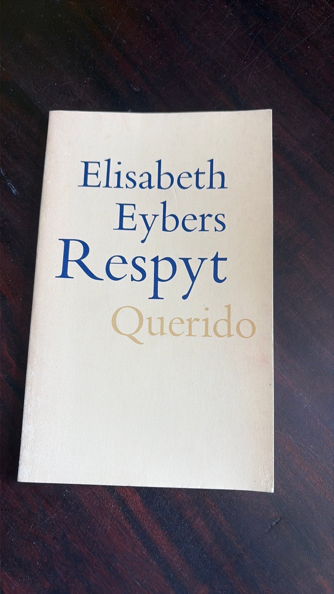 Respyt - Elisabeth Eybers, Boeken, Ophalen of Verzenden, Gelezen, Eén auteur