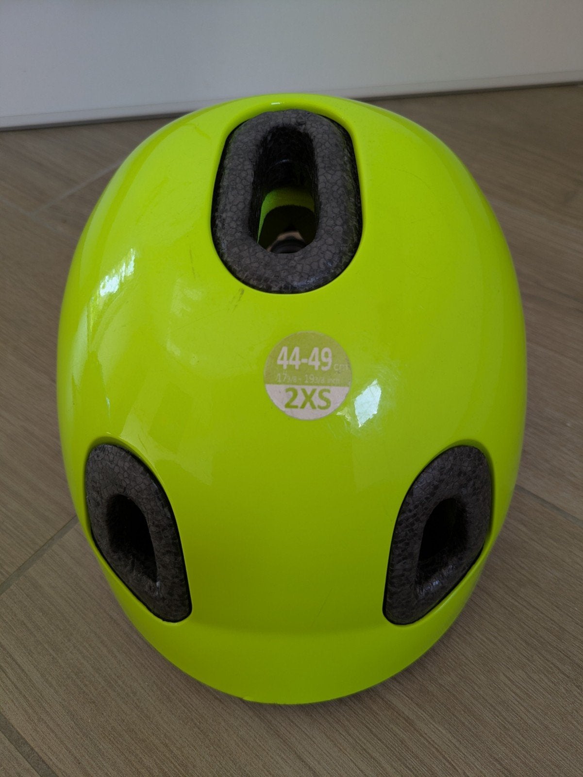 Btwin Fietshelm Kind XXS (44-49cm) Geel, Gebruikt, Jongen of Meisje, Btwin, Ophalen