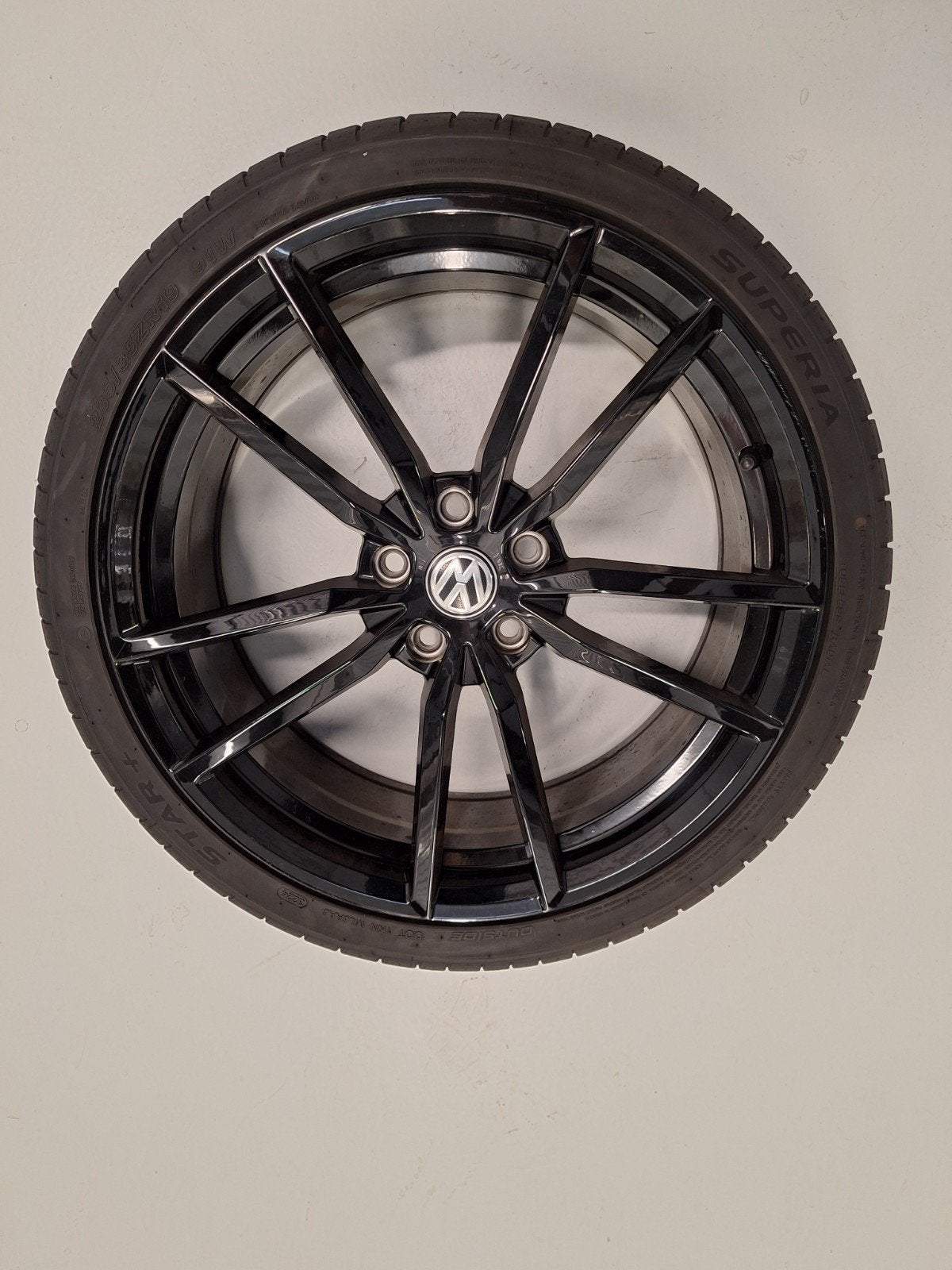19inch Gloss Zwarte Pretoria wielen, Auto-onderdelen, Banden en Velgen, 19 inch, Gebruikt, Banden en Velgen, Ophalen of Verzenden