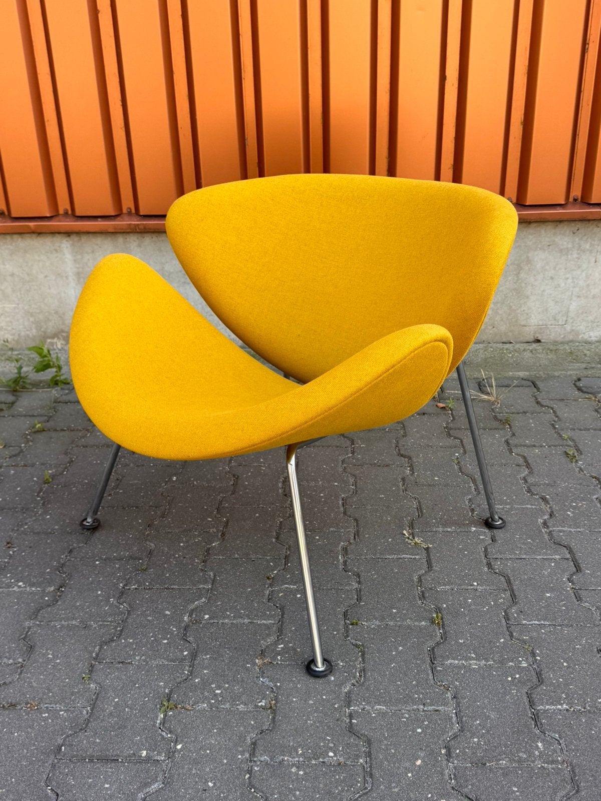 Artifort Orange slice fauteuil F437 - Pierre Paulin, Huis en Inrichting, Fauteuils, Ophalen, Luxe design, 75 tot 100 cm, Zo goed als nieuw