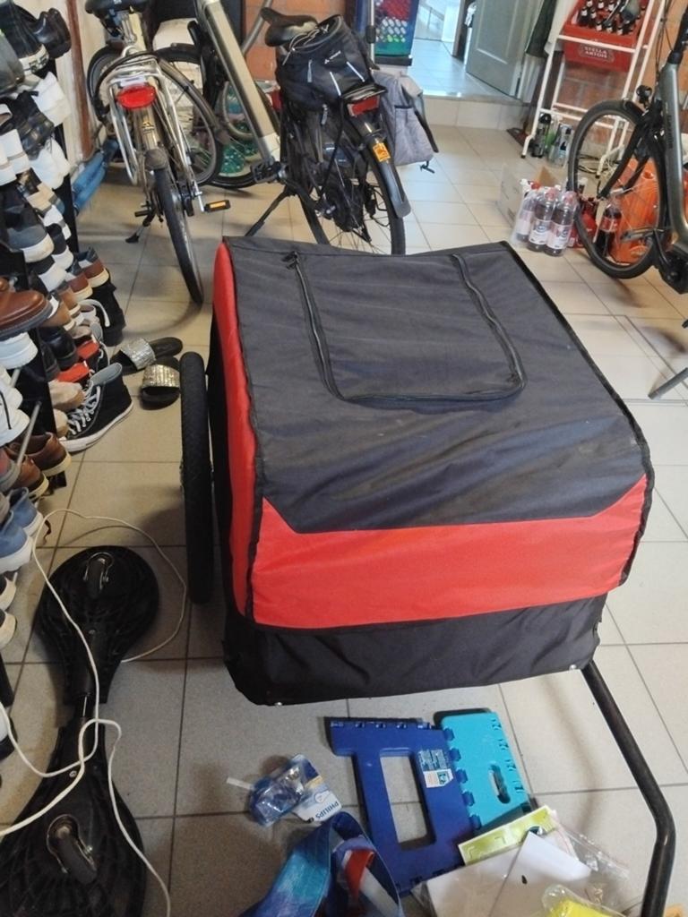 Stevige Fietsaanhanger voor Bagage of Huisdier, Ophalen, Gebruikt, Bagagekar, 80 kg of meer