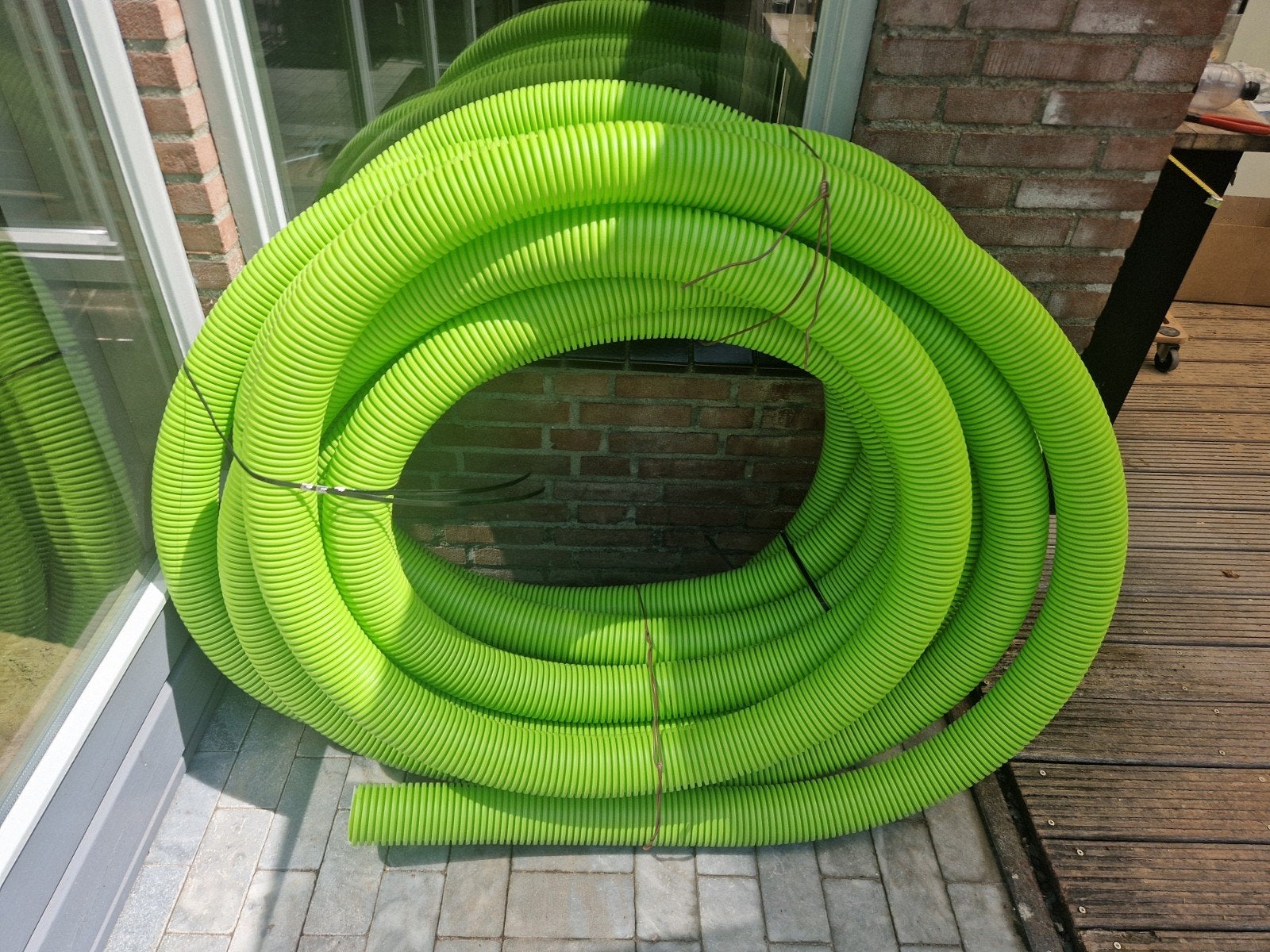 Ubbink Air Excellent Flexibel Kanaal 75 mm - ca. 30 meter, Doe-het-zelf en Verbouw, Ventilatie en Afzuiging, Ophalen, Nieuw