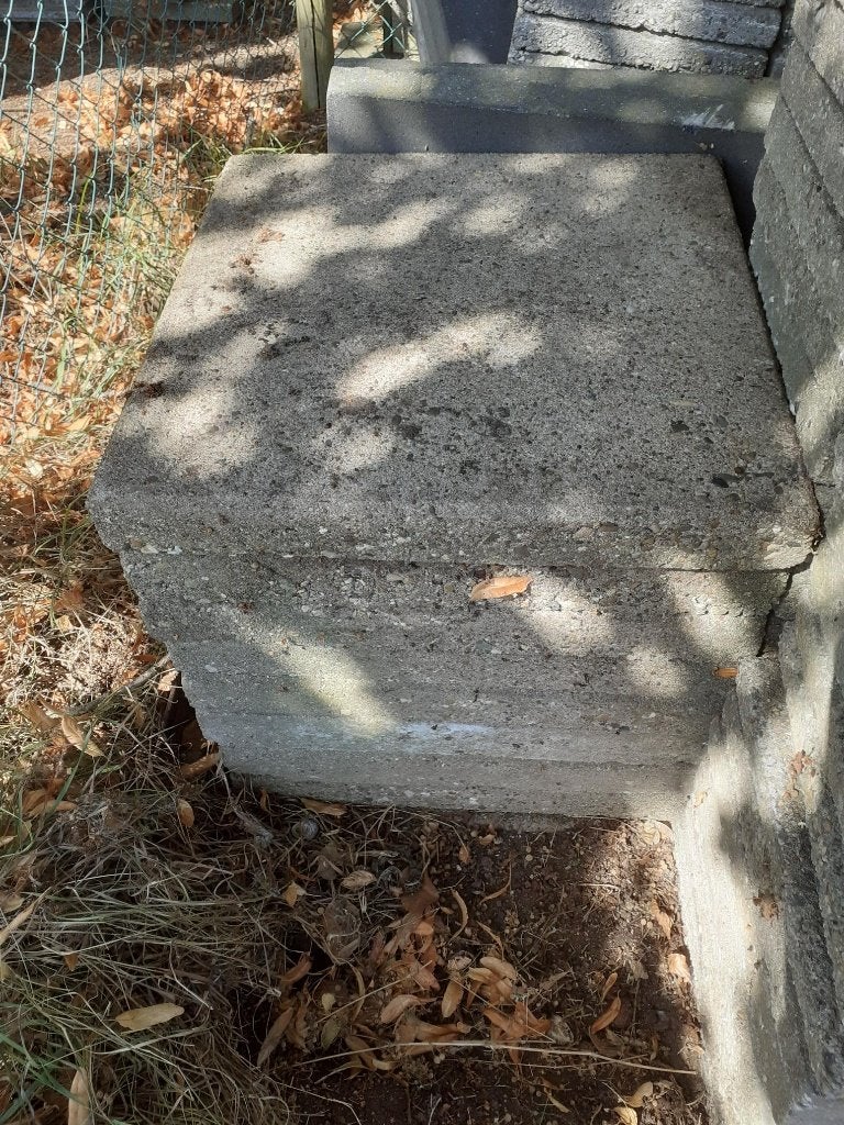 Betontegels 50x50x6 cm minimaal 8x, Ophalen, Gebruikt, Minder dan 5 m², Beton