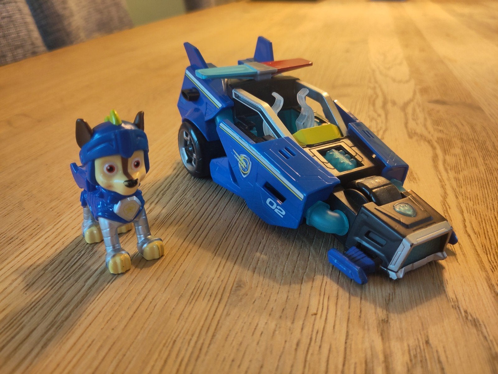 Paw Patrol Chase Mighty Pups Super Paws trike, Ophalen of Verzenden, Zo goed als nieuw