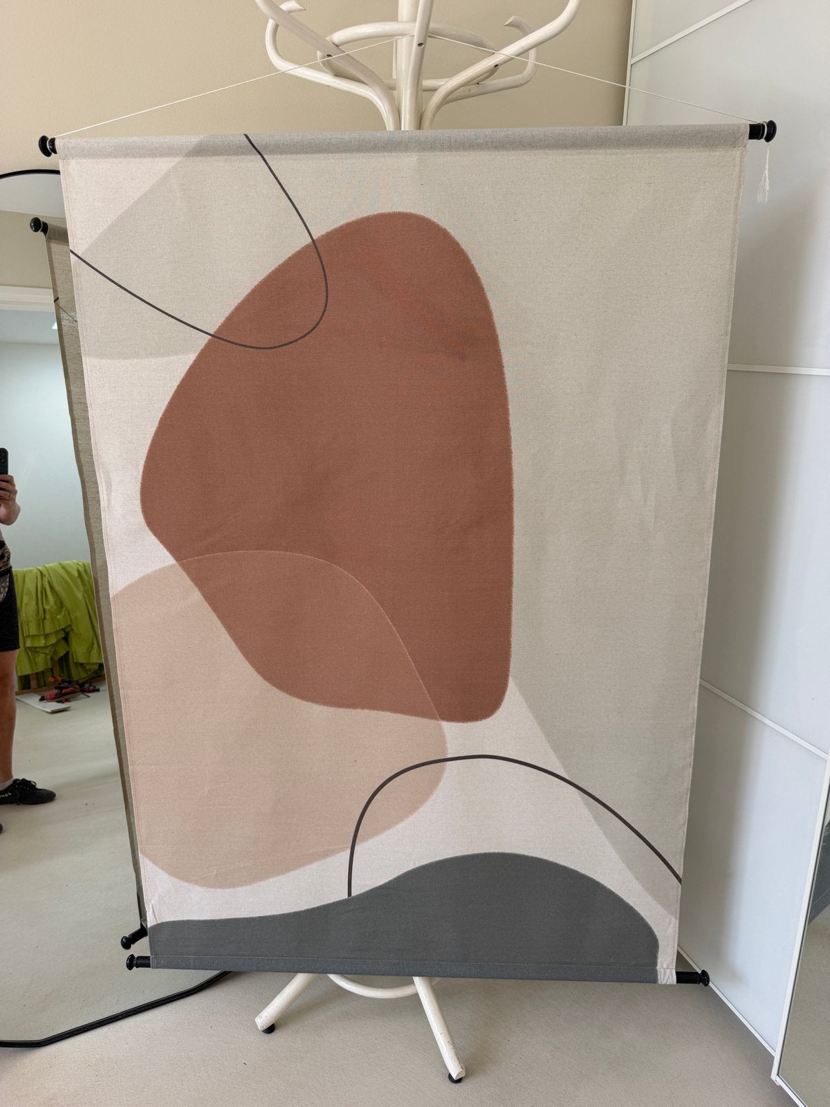 Modern Wandkleed met Abstract Design - 96x137 cm, Meerkleurig, Ophalen of Verzenden, Zo goed als nieuw, Modern