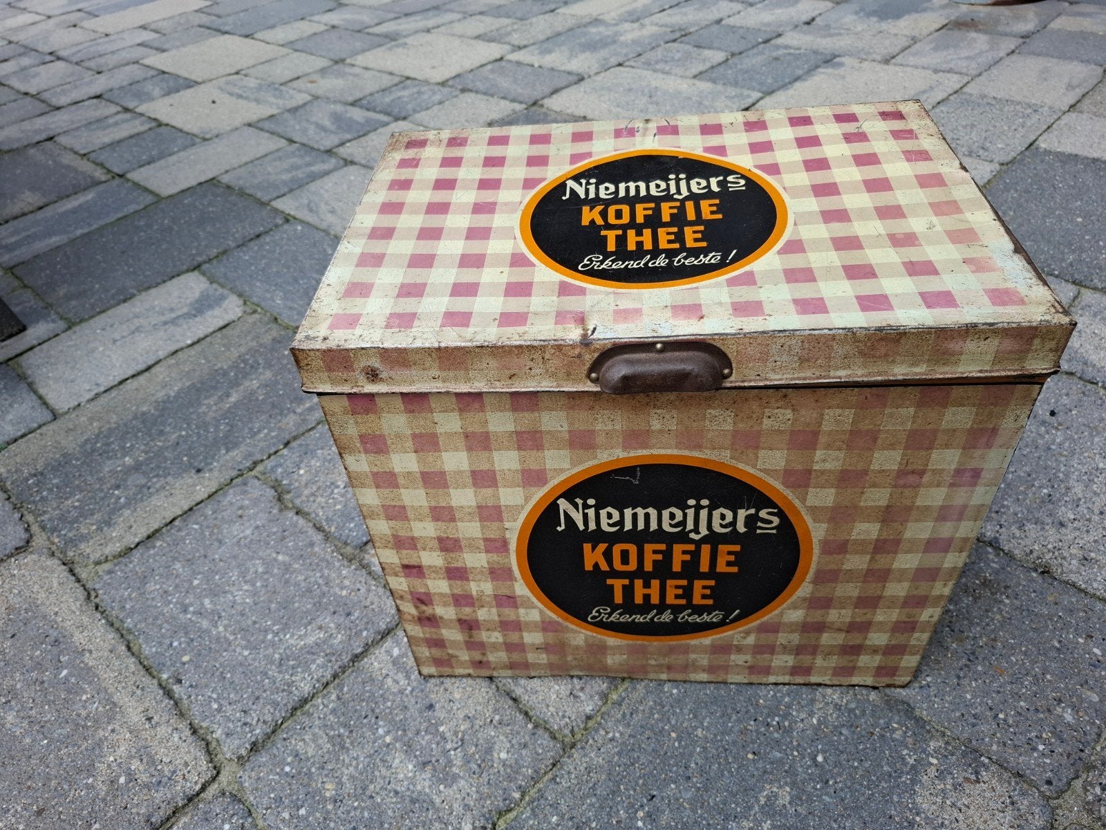 Winkelblik van Niemeijers Koffie en Thee, Ophalen, Gebruikt, Verpakking