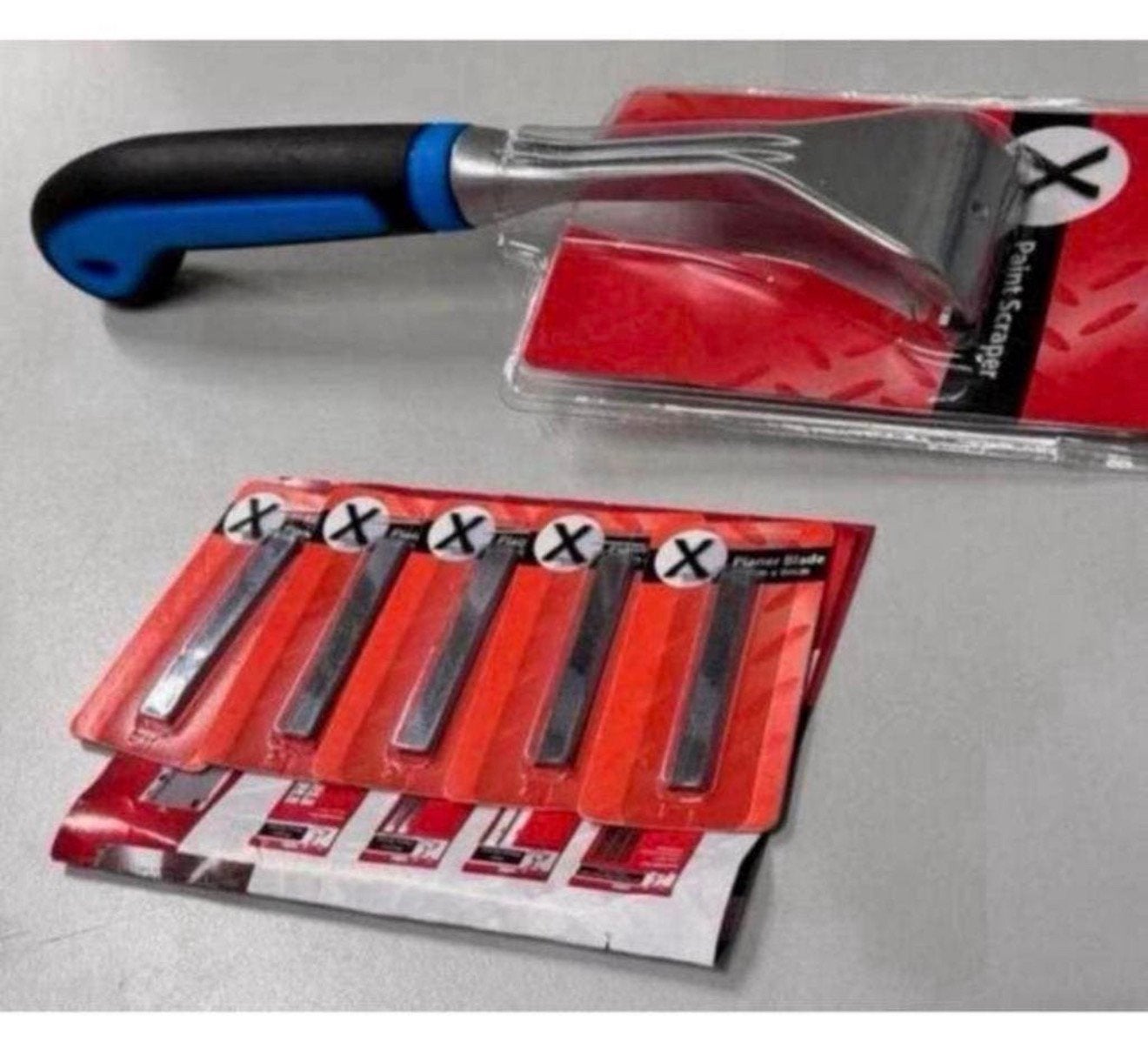 Verfschraper verf-schraper 50mm + 5 mesjes paint scraper, Nieuw, Ophalen of Verzenden, H, H
