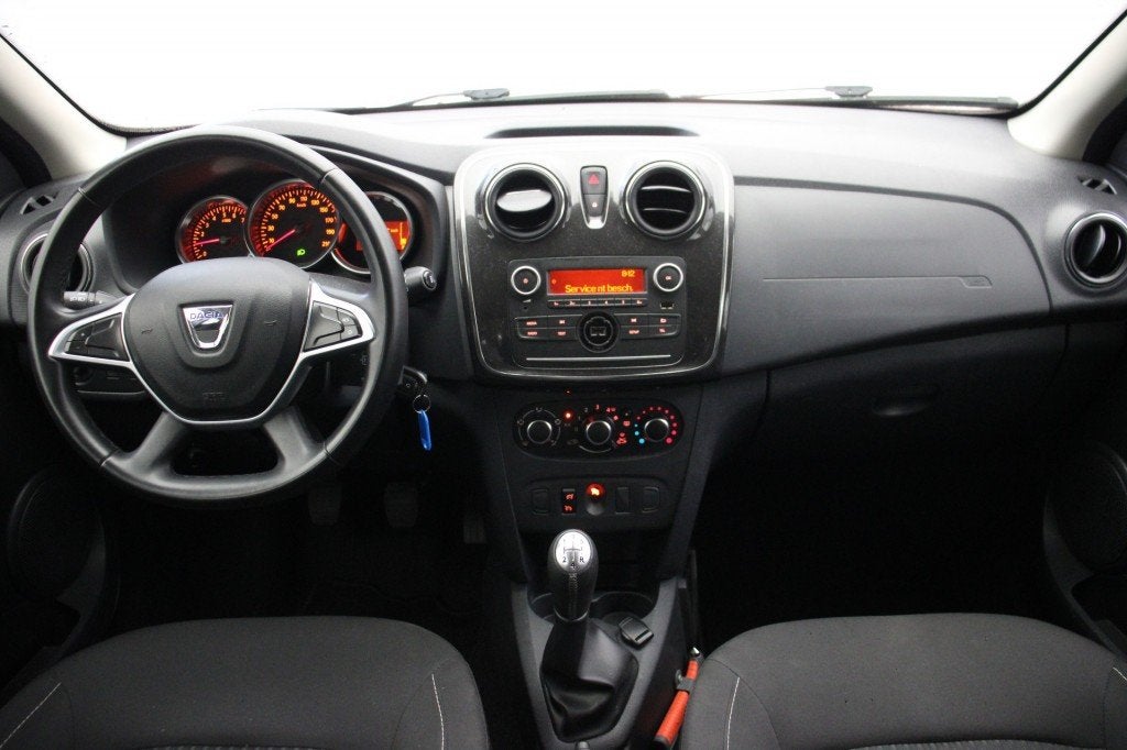 Dacia SANDERO 1.0 SCe Laureate - Airco, Cruise, Auto's, Dacia, Met garantie (alle), Blauw, Origineel Nederlands, Bedrijf